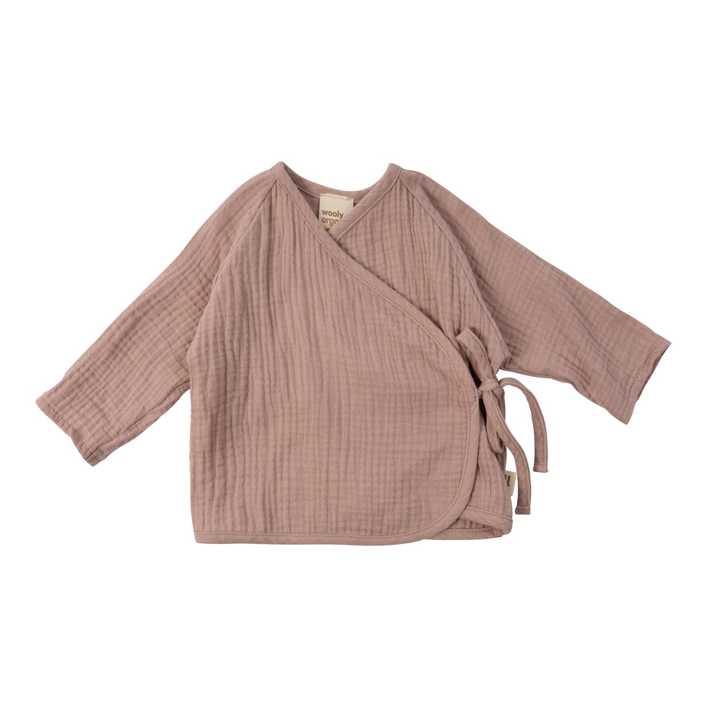 Completo kimono e pantalone in mussola rosa