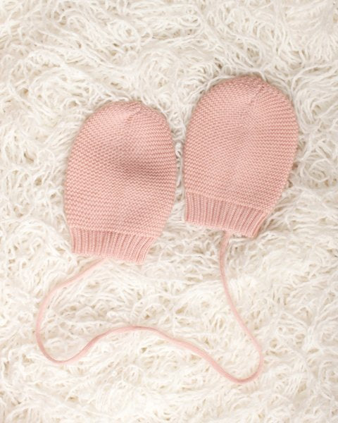 Muffole rosa pura lana merino