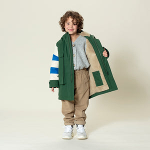 Giacca Striped Fox verde