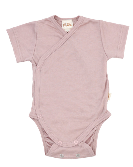Body manica corta Pink Sand Lyocell/Lana