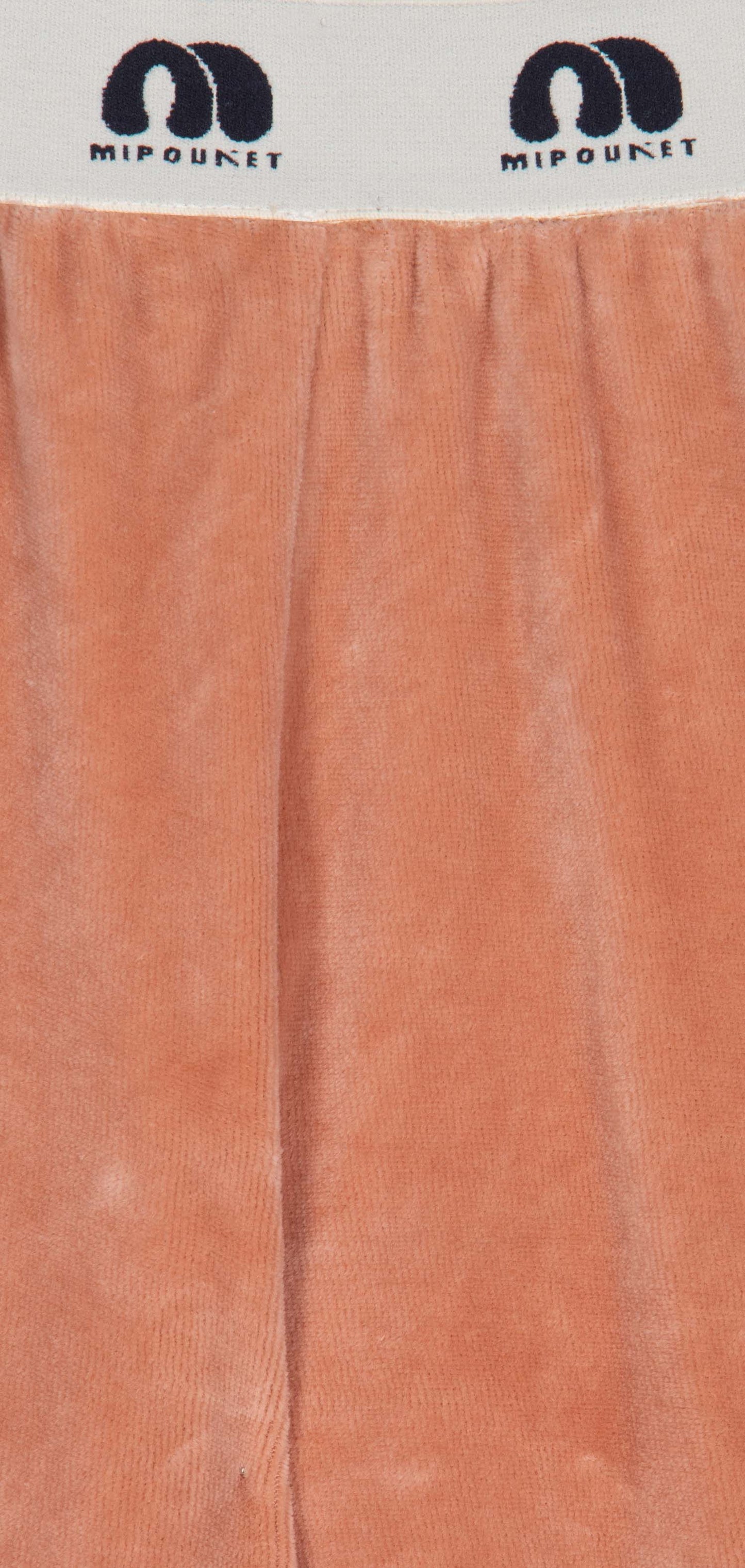 Tuta Love in velluto rosa