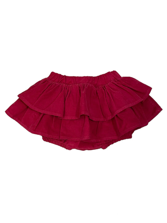 Culotte in velluto rosso