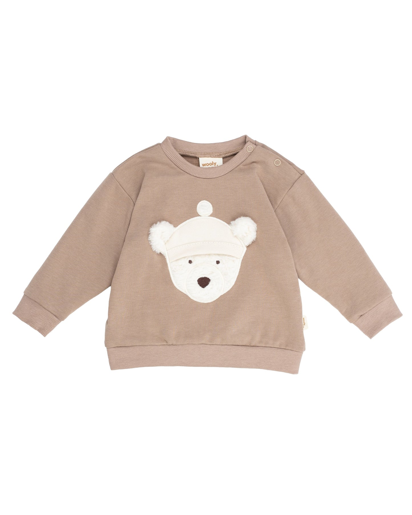 Completo felpa e pantalone Orso cotone BIO
