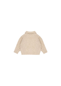 Cardigan baby sabbia Tirso