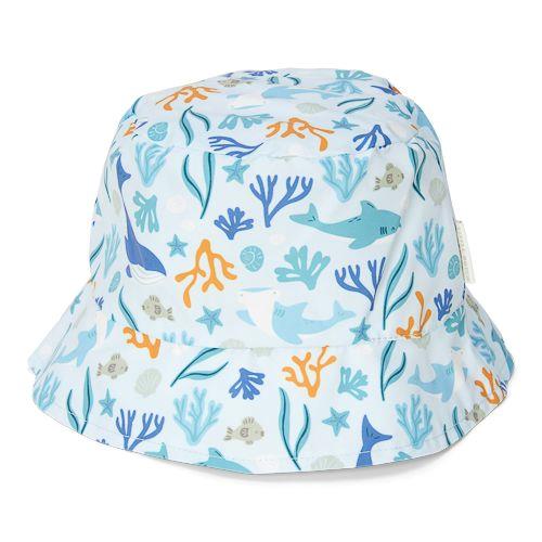 Cappello reversibile Honey Stripes/Ocean Dream Blue