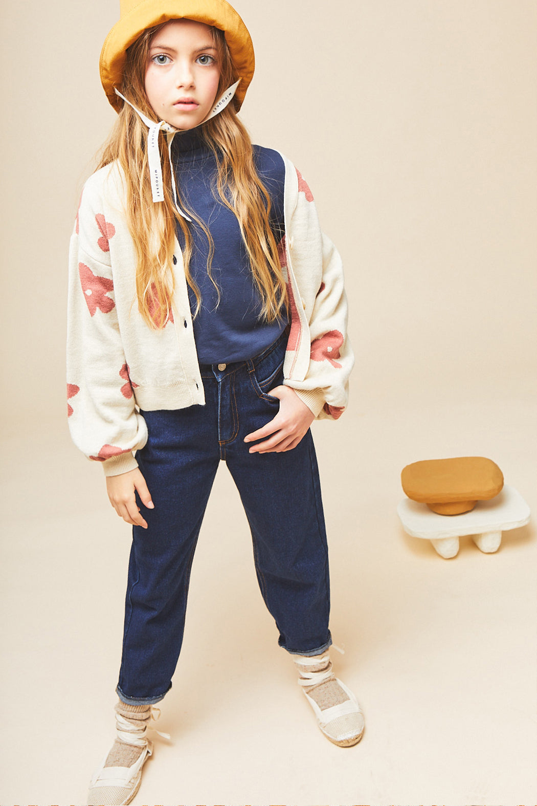 Cardigan Flora in lana