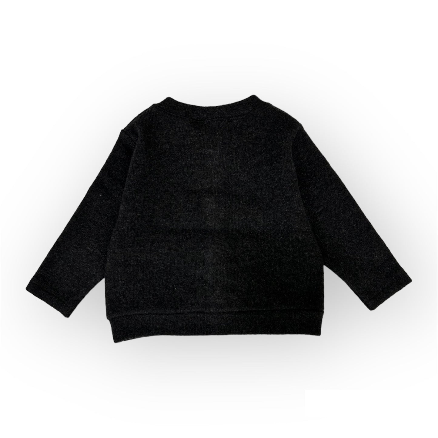 Charcoal baby cardigan