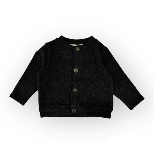 Charcoal baby cardigan