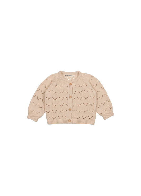 Cardigan baby Franklin sabbia