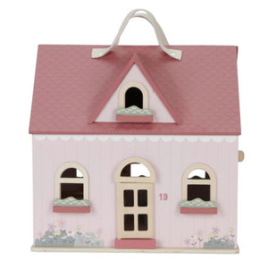 Casa delle bambole portatile in legno