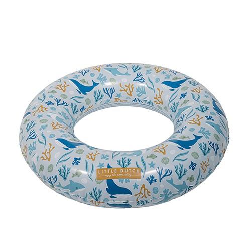 Ocean Dreams Blue inflatable donut