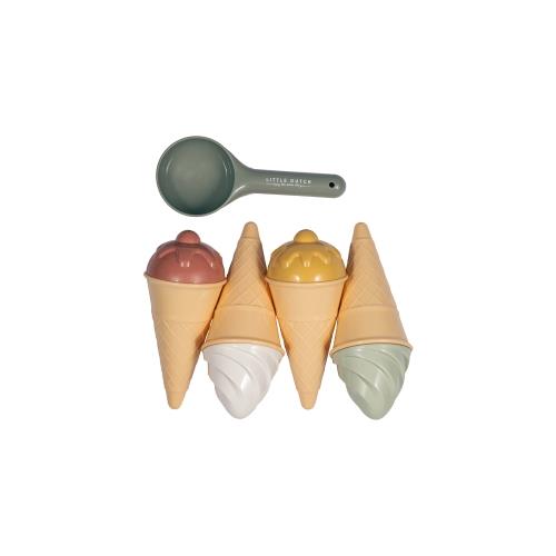 Fresh Greens sand ice cream cone set