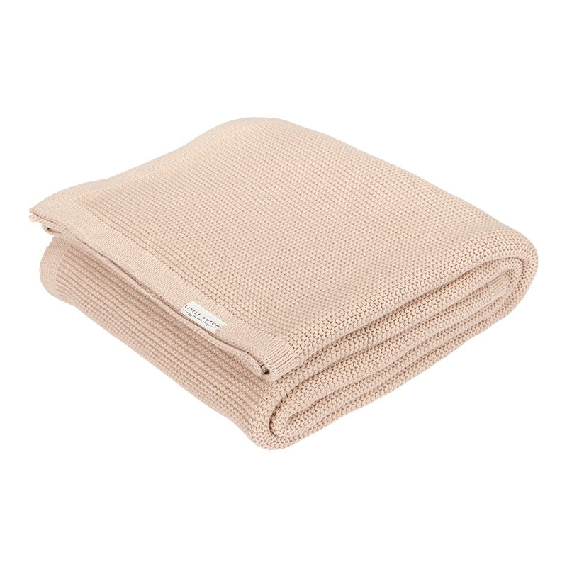 Beige knitted blanket