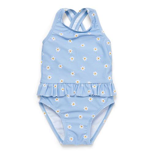 Maillot de bain une pièce bleu Marguerites