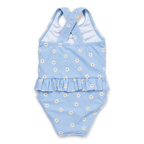 Maillot de bain une pièce bleu Marguerites