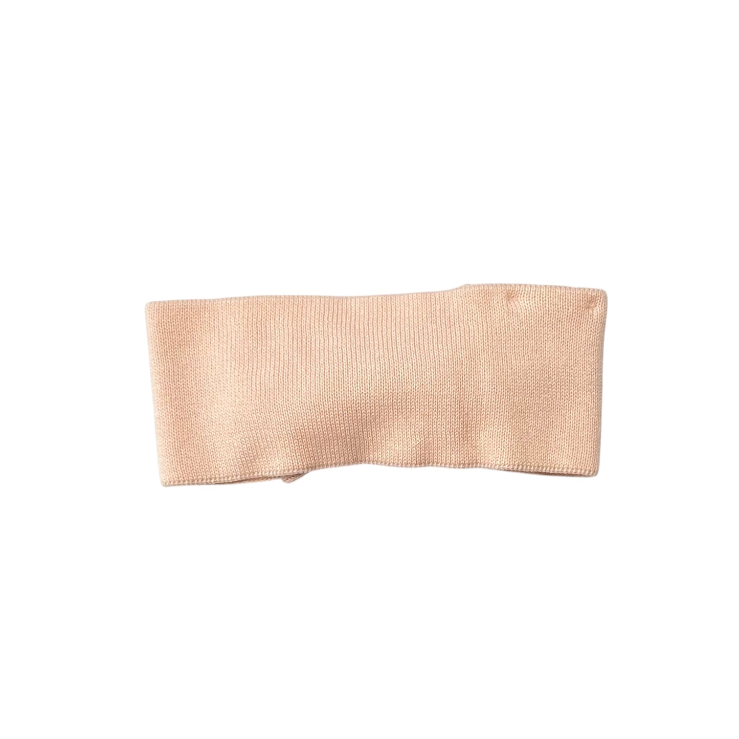 Fascia fiocco rosa neonata cotone bio