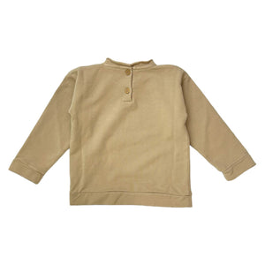 Felpa in maglia beige