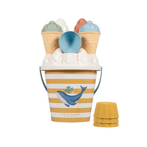 Set secchiello e gelati da spiaggia Ocean Dreams Blue