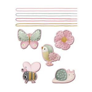 Gioco lacci da infilare Flowers&Butterflies