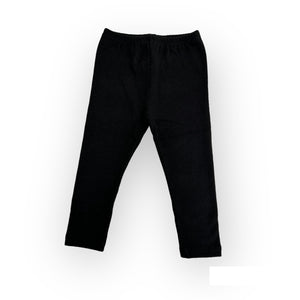 Leggings nero in caldo jersey