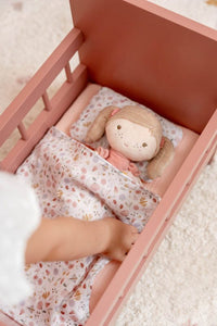 Lettino delle bambole rosa