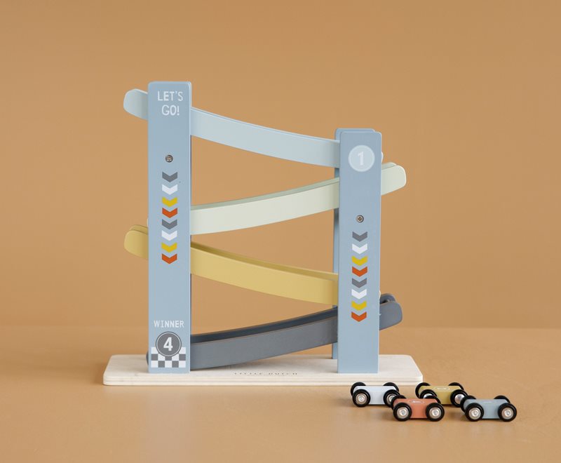 Scivolo rampa con macchinine blu