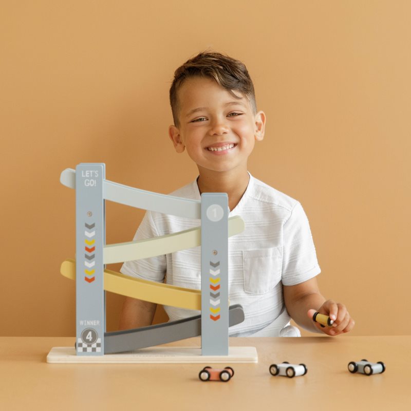 Scivolo rampa con macchinine blu