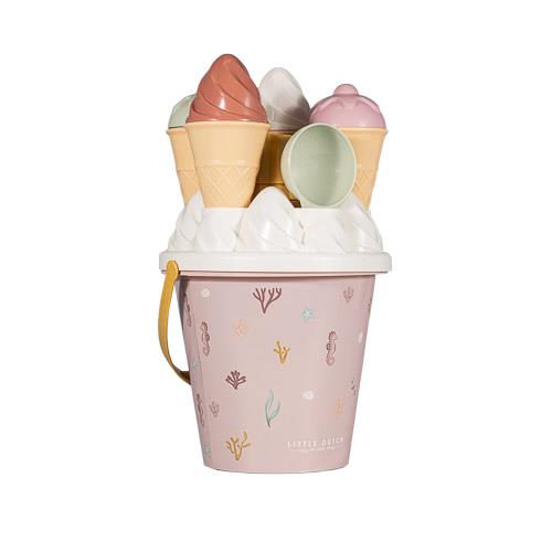 Ocean Dreams Pink beach bucket and ice cream set