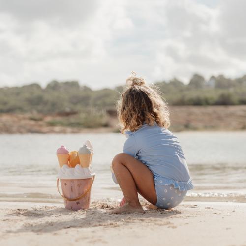 Ocean Dreams Pink beach bucket and ice cream set