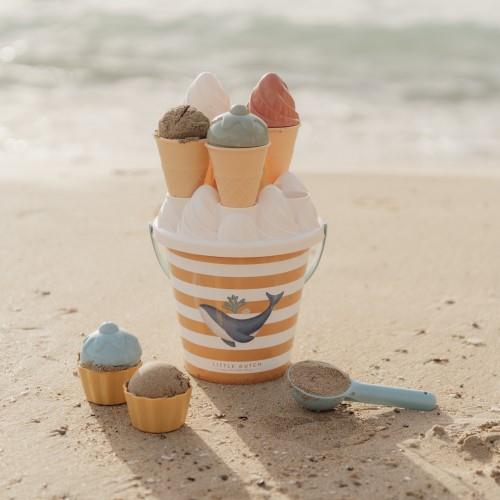Set secchiello e gelati da spiaggia Ocean Dreams Blue
