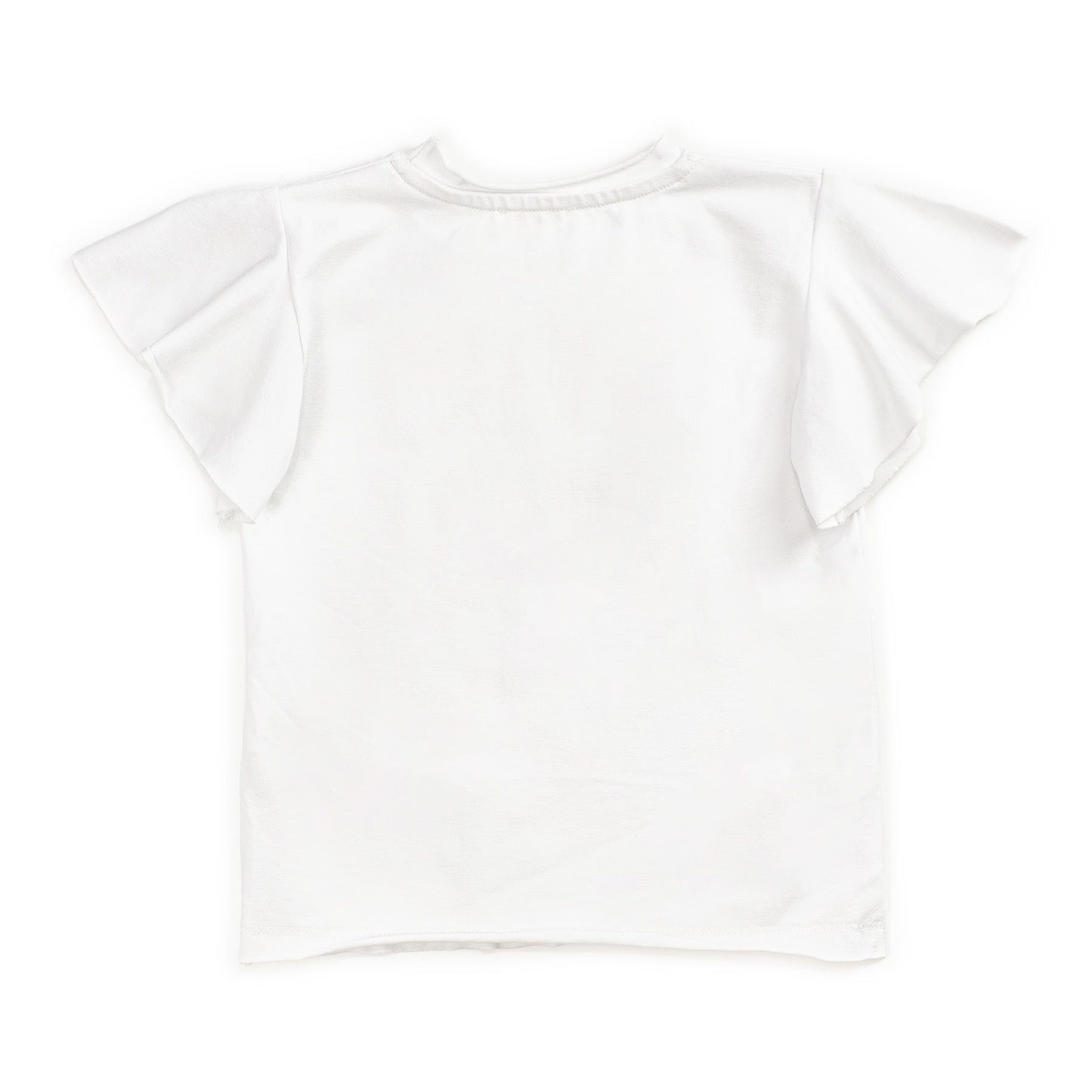 Raw cut butterfly t-shirt