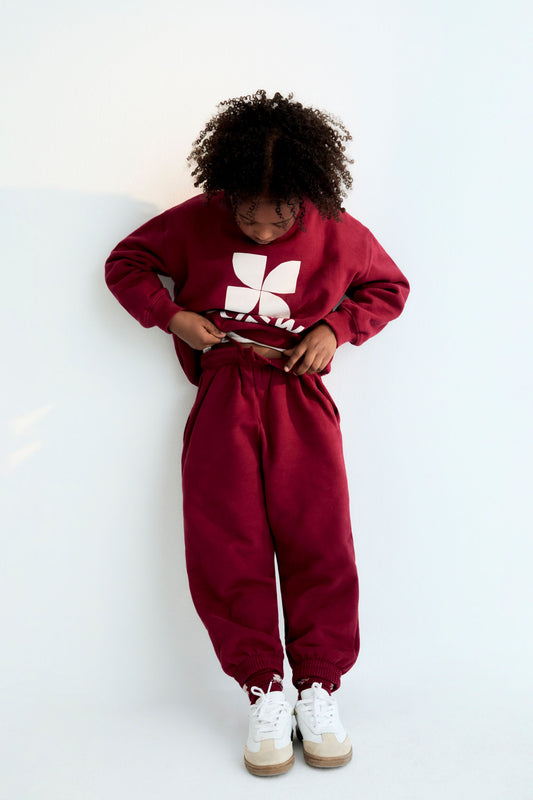 Pantalone sportivo bordeaux Plum Fantasy