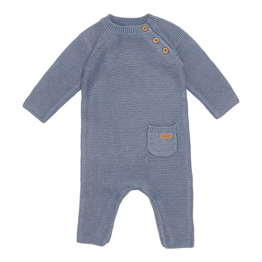 Tutina in maglia blu