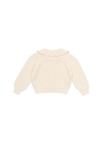 Cardigan baby Antonella, cotone bio