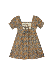 abito bambina manica corta stampa liberty