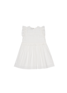 Abito smanicato Bianca, cotone BCI