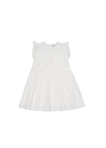 Abito smanicato Bianca, cotone BCI