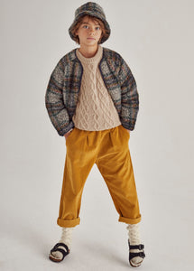 Pantalone Jerome in velluto, cotone bio