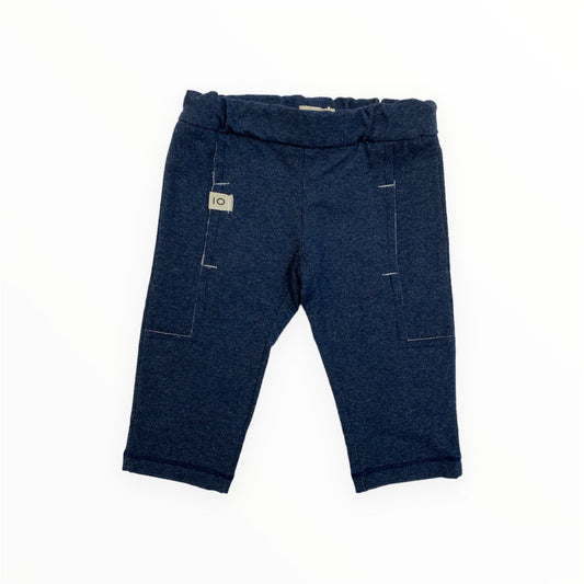 Pantalone sportivo melange blu navy