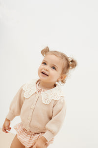Cardigan baby Venera, cotone bio