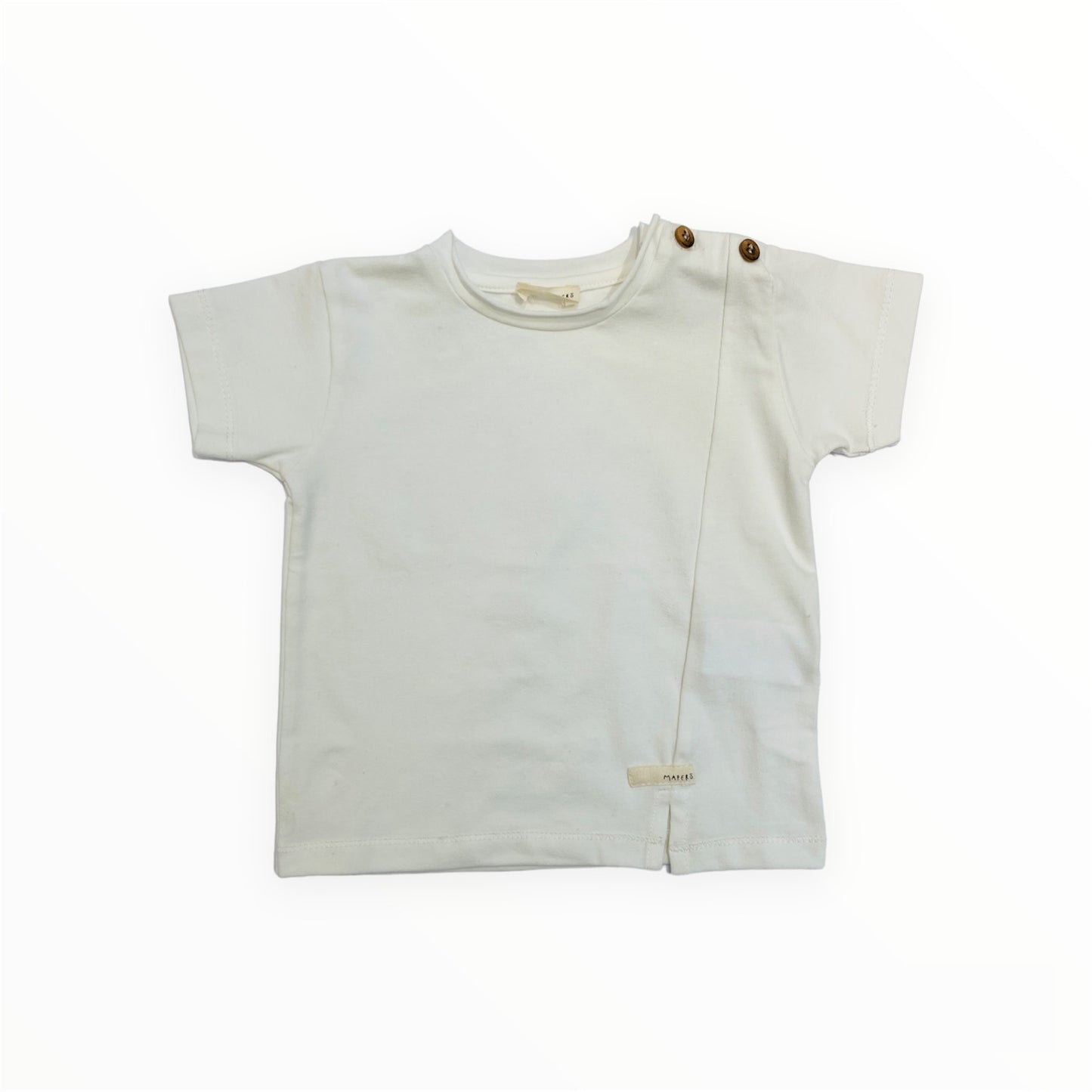 T-shirt oversize panna, cotone bio