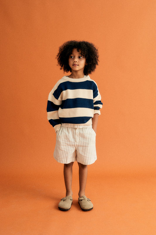 bermuda bambino a righe