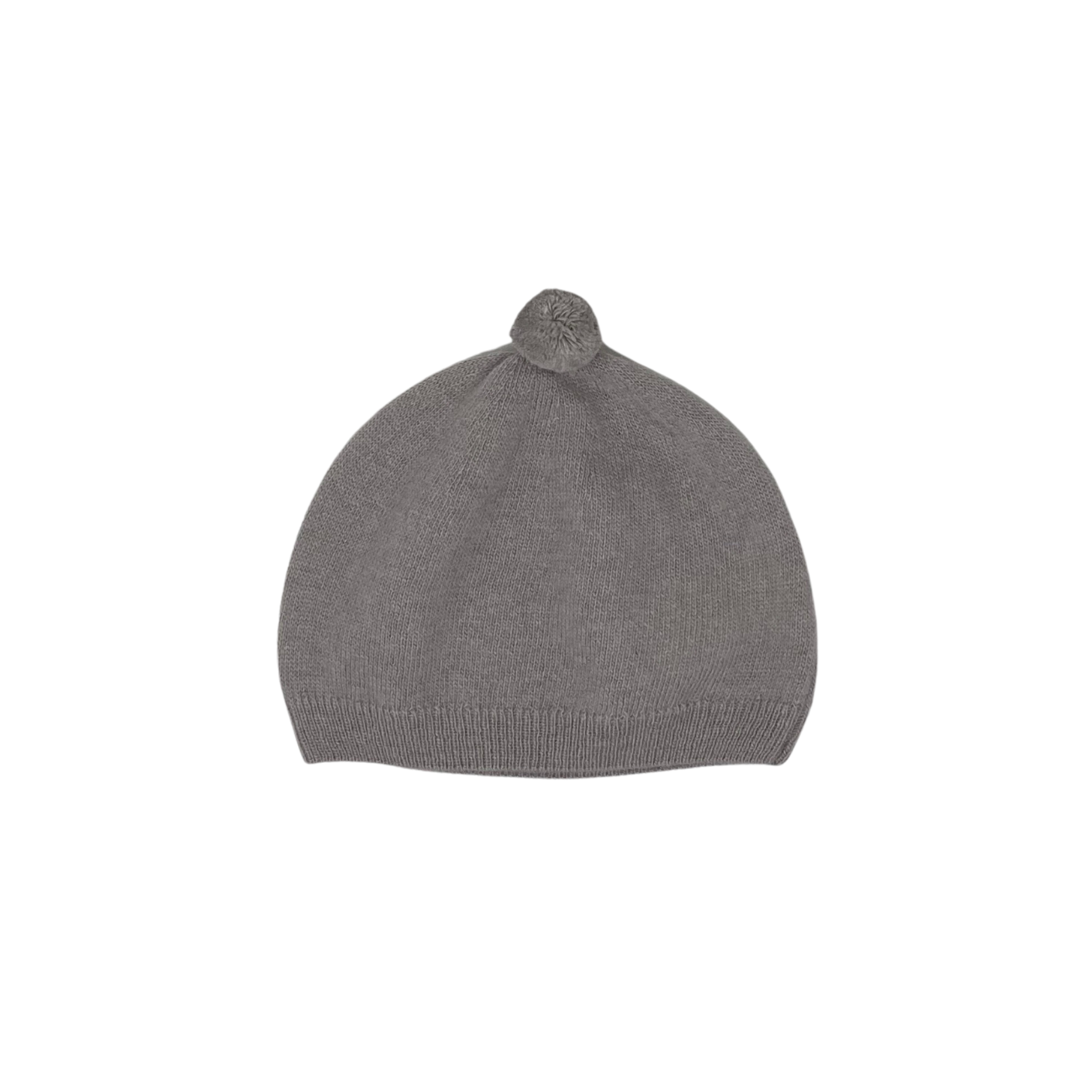 Cuffietta pompon lana e cashmere
