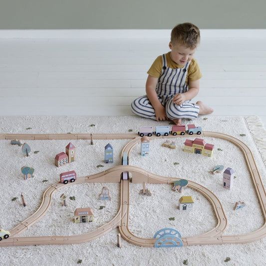 Set trenino XL in legno