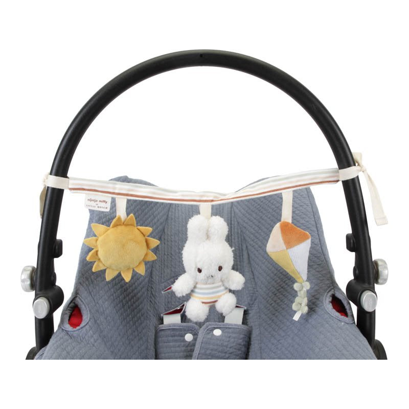 Gioco morbido per passeggino Miffy vintage sunny stripes