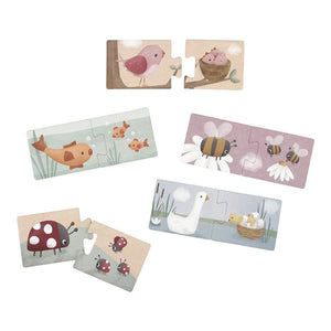 Duo Puzzle Flower Butterflies FSC
