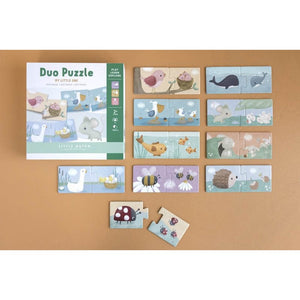 Duo Puzzle Flower Butterflies FSC