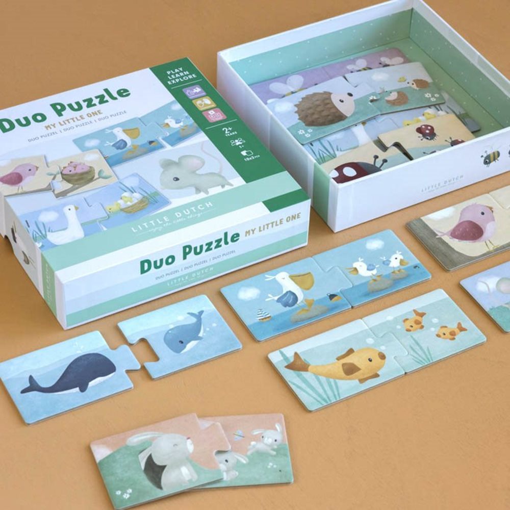 Duo Puzzle Flower Butterflies FSC
