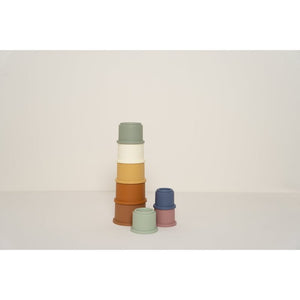 Stacking cups -  cilindri impilabili vintage