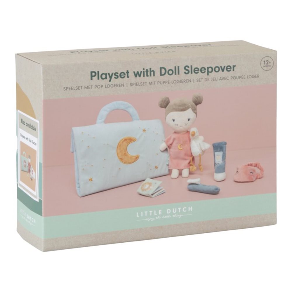 Playset pigiama party con bambola Rosa